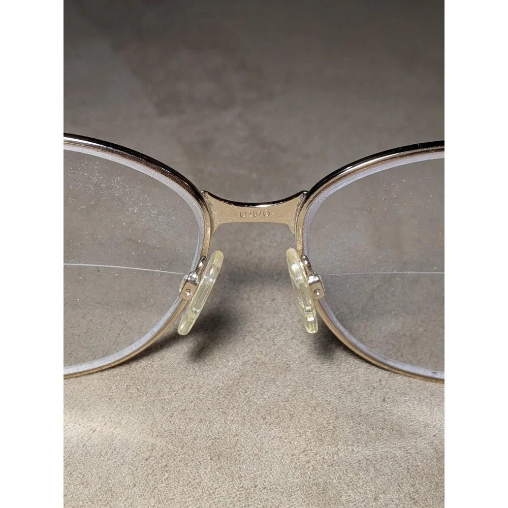 Liberty Optical Vintage Oval Gold Oversized Eyeglasses Frame Model LO60-64 Z87